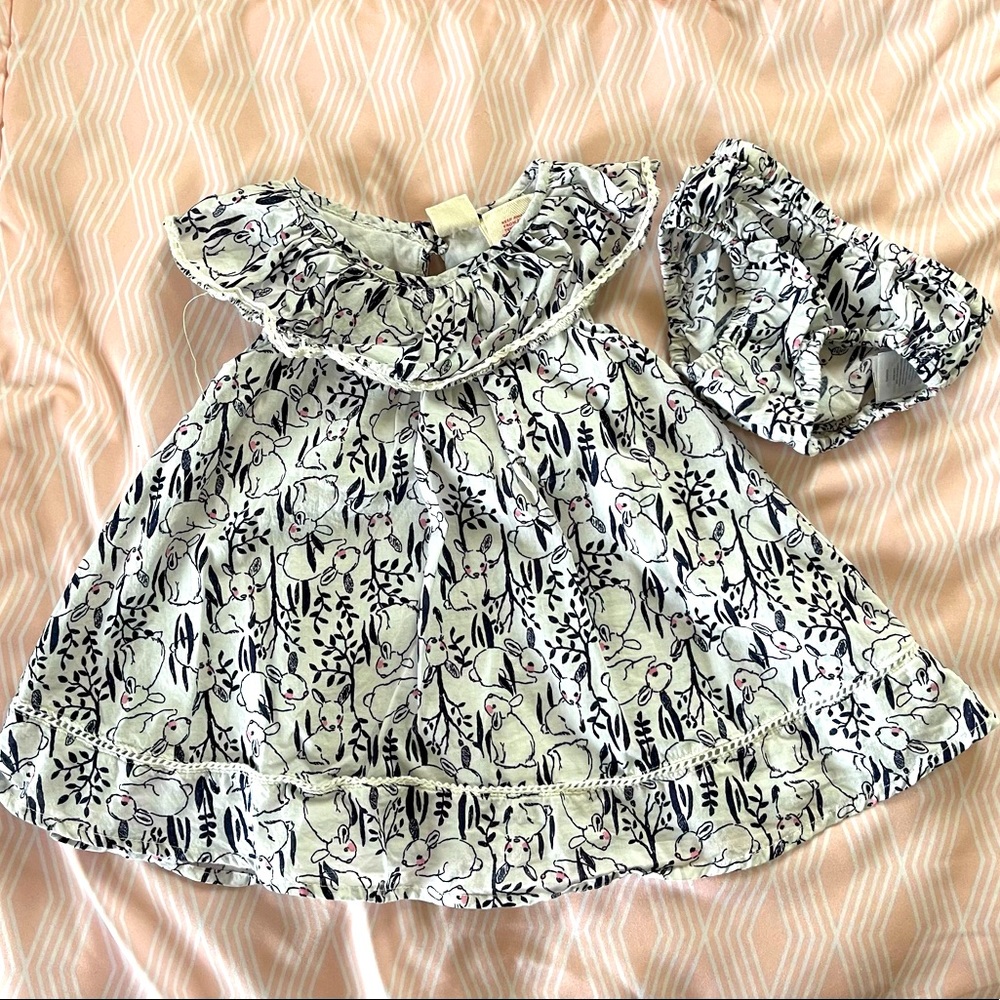 Beautiful dress for a baby of 0-3 Months.